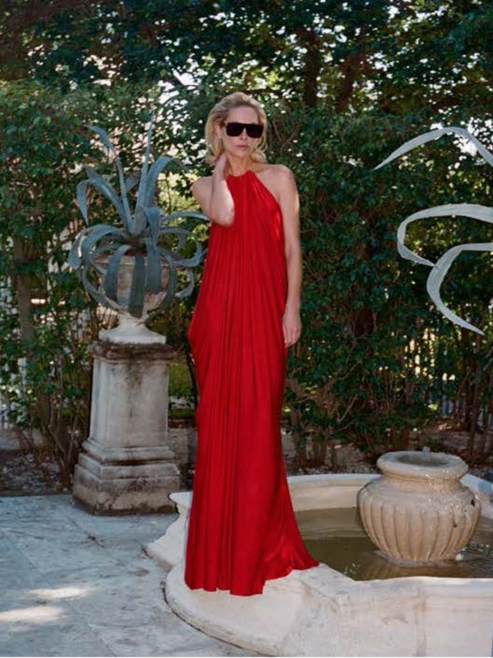 RONNY KOBO Lucas Dress in Cherry Cola